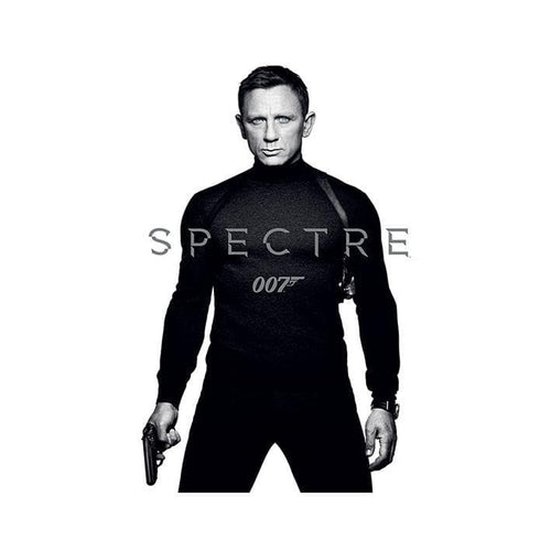 007Store James Bond Spectre Black & White Postcard