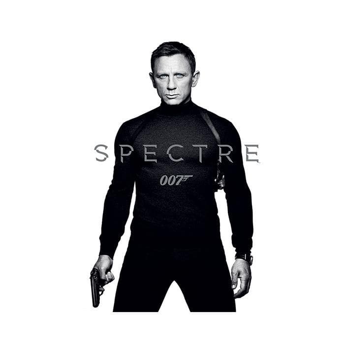 007Store James Bond Spectre Black & White Postcard