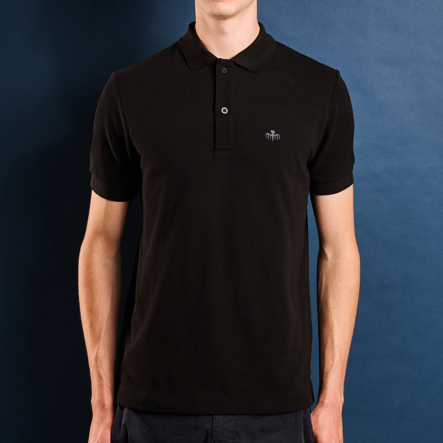 007Store James Bond SPECTRE Symbol Embroidered Cotton Polo Shirt