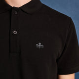 007Store James Bond SPECTRE Symbol Embroidered Cotton Polo Shirt, view 2