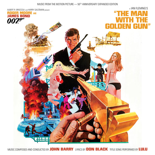 007Store James Bond The Man With The Golden Gun Soundtrack Double CD Set - 50th Anniversary Expanded Remastered Edition