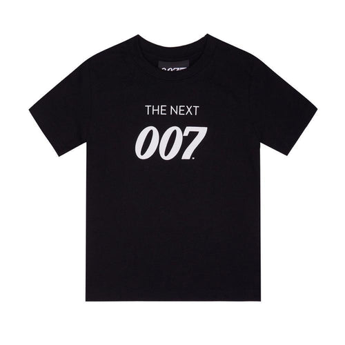 007Store James Bond The Next 007 Kids Black T-Shirt