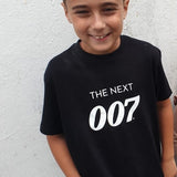 007Store James Bond The Next 007 Kids Black T-Shirt, view 2
