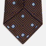 007Store James Bond Squares Silk Tie - Tomorrow Never Dies Edition - By Turnbull & Asser, view 5