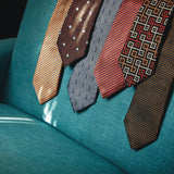 007Store James Bond Squares Silk Tie - Tomorrow Never Dies Edition - By Turnbull & Asser, view 6