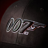 007Store James Bond 007 Two-Tone Embroidered Baseball Cap - Black, view 2