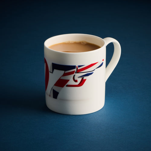 007Store James Bond Union Jack 007 Fine Bone China Mug (Outlet Item)