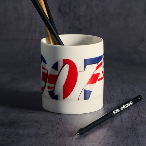 007Store James Bond Union Jack 007 Pen Pot