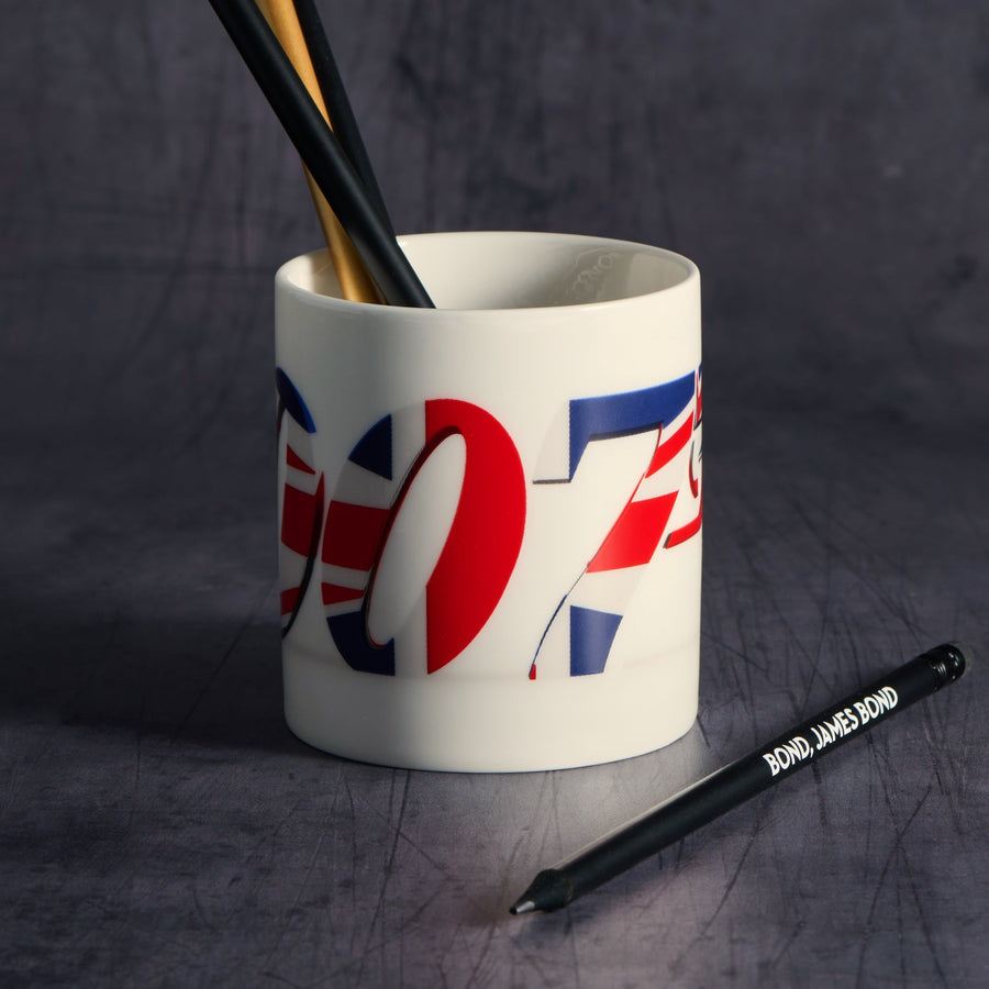 007Store James Bond Union Jack 007 Pen Pot