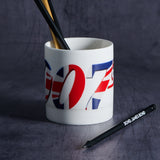 007Store James Bond Union Jack 007 Pen Pot, view 2