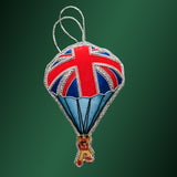 007Store James Bond Union Jack Parachute Tree Decoration, view 4
