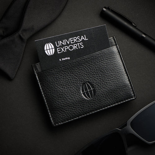 007Store James Bond Universal Exports Leather Card Holder & Card