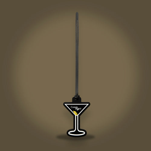 007Store James Bond Vesper Martini Leather Bag Charm - Casino Royale 20th Anniversary Edition - By Globe-Trotter