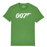 007Store James Bond White 007 Logo T-Shirt (10 colours), view 4