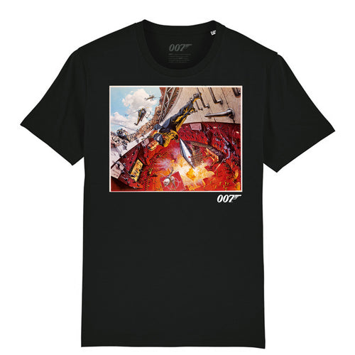 007Store James Bond You Only Live Twice Black T-Shirt (Outlet Item)