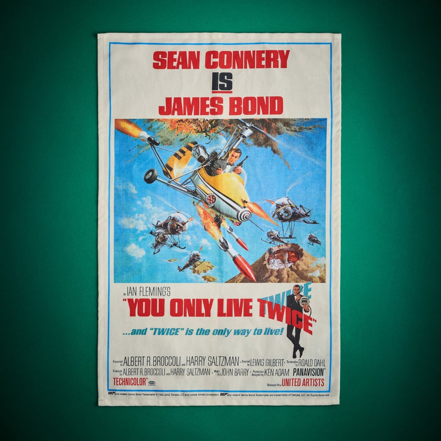 007Store James Bond You Only Live Twice Tea Towel