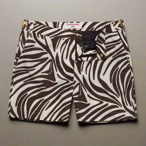 007Store James Bond Zebra Swim Shorts - By Orlebar Brown