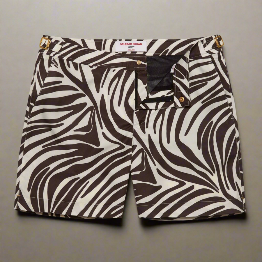 007Store James Bond Zebra Swim Shorts - By Orlebar Brown
