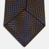 007Store James Bond Zig Zag Silk Tie - The World Is Not Enough Edition - By Turnbull & Asser, view 6