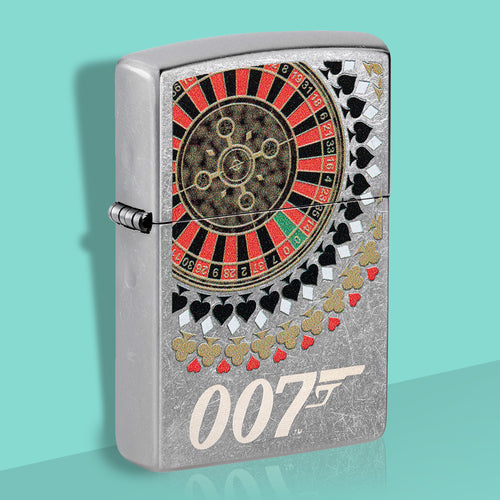 007Store James Bond Zippo Lighter - Casino Royale Roulette Edition