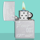 007Store James Bond Zippo Lighter - Etched Silver 007 Edition, view 2