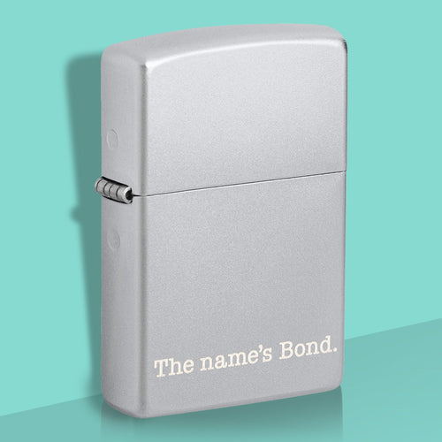 007Store James Bond Zippo Lighter - "The Name's Bond" Edition