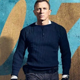 007Store James Bond Navy Army Sweater - No Time To Die Edition - By N. Peal, view 2