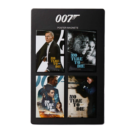 007Store James Bond No Time To Die Poster Magnet Set (Outlet Item)