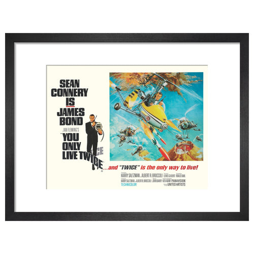007Store James Bond You Only Live Twice Framed Art Print - By King & McGaw