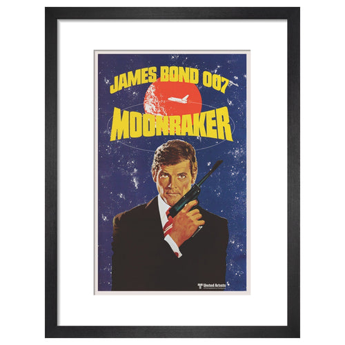 007Store James Bond Moonraker Framed Art Print - By King & McGaw