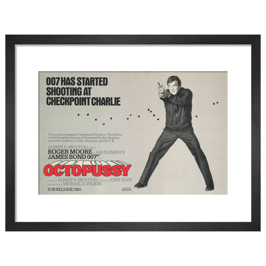 007Store James Bond Octopussy Framed Art Print - By King & McGaw