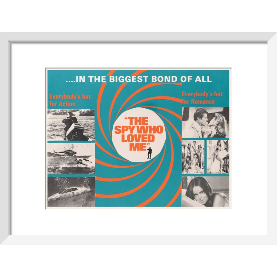 007Store James Bond The Spy Who Loved Me Framed Art Print - By King & McGaw