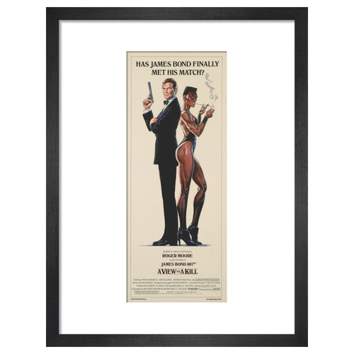 007Store James Bond A View To A Kill Framed Art Print - By King & McGaw