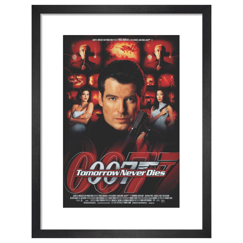 007Store James Bond Tomorrow Never Dies Framed Art Print - By King & McGaw