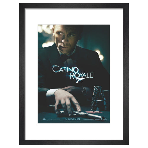 007Store James Bond Casino Royale Framed Art Print By King & McGaw