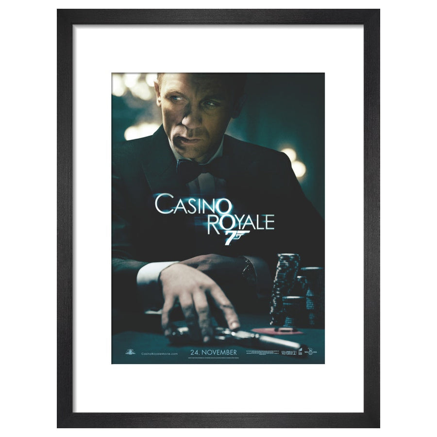 007Store James Bond Casino Royale Framed Art Print By King & McGaw