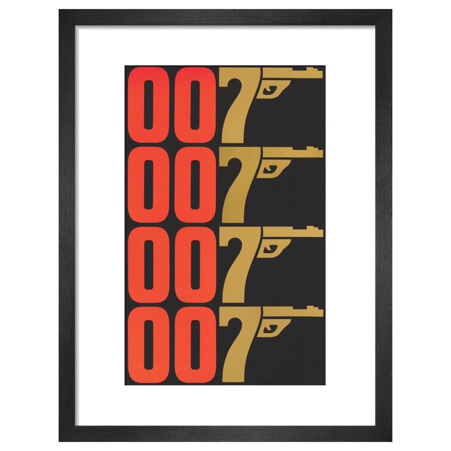 007Store James Bond The Man With The Golden Gun Graphic Framed Art Print - By King & McGaw