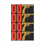 007Store James Bond The Man With The Golden Gun Graphic Framed Art Print - By King & McGaw, view 4