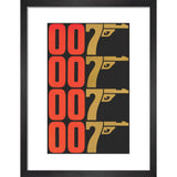 007Store James Bond The Man With The Golden Gun Graphic Framed Art Print - By King & McGaw, view 5