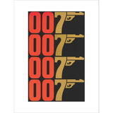 007Store James Bond The Man With The Golden Gun Graphic Framed Art Print - By King & McGaw, view 6