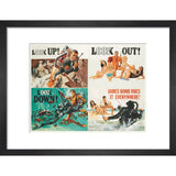 007Store James Bond Thunderball Four-piece Framed Art Print - By King & McGaw, view 3