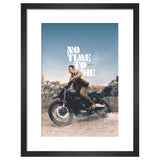 007Store James Bond No Time To Die Bike Framed Art Print - By King & McGaw, view 2