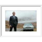 007Store James Bond Skyfall 007 & DB5 Framed Art Print - By King & McGaw, view 4