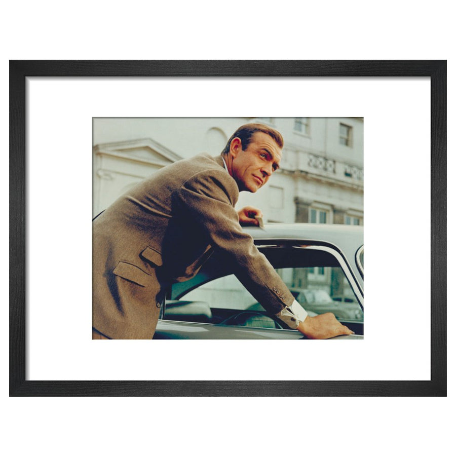 007Store James Bond Goldfinger Sean Connery Film Still Framed Art Print - By King & McGaw