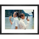 007Store James Bond The Man With The Golden Gun Duel Film Still Framed Art Print - By King & McGaw, view 3