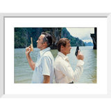 007Store James Bond The Man With The Golden Gun Duel Film Still Framed Art Print - By King & McGaw, view 4