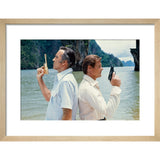 007Store James Bond The Man With The Golden Gun Duel Film Still Framed Art Print - By King & McGaw, view 5