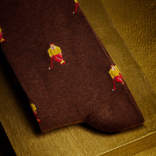 007Store "The Auric" James Bond Socks - Goldfinger Edition - By The London Sock Exchange