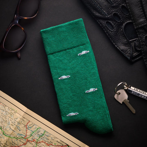 007Store "The Green 007 DB5" James Bond Socks - By The London Sock Exchange