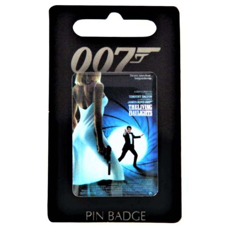 007Store The Living Daylights Pin Badge